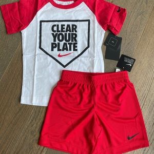 Nike Little Boy Baseball Outfit